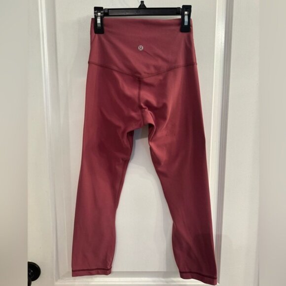 Lululemon Align Crop 21" Misty Merlot - Picture 2 of 14